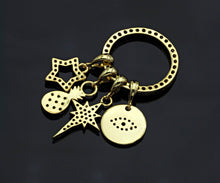 Load image into Gallery viewer, Pave North Star Evil Eye Pineapple Cubic Zirconia, F1197
