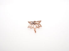 Load image into Gallery viewer, CZ Micro Pave lotus Flower Charm, Lotus Flower Cubic Zirconia Pendant,Gold/Silver/Black, Yoga Charm Findings, 15x19mm,SKU#F481