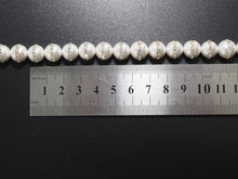 Load image into Gallery viewer, 6mm/8mm/10mm/12mm Round Pearl with rhinestone inlaid, White