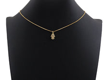 Load image into Gallery viewer, CZ Micro Pave Hamsa Hand charm,sku#L275