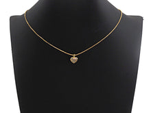 Load image into Gallery viewer, Clorful CZ Micro Pave Mini Heart Pendant, Heart Shaped Pave Pendant, Gold/Rose Gold/Silver/Gunmetal plated, 10mm, Sku#FH40