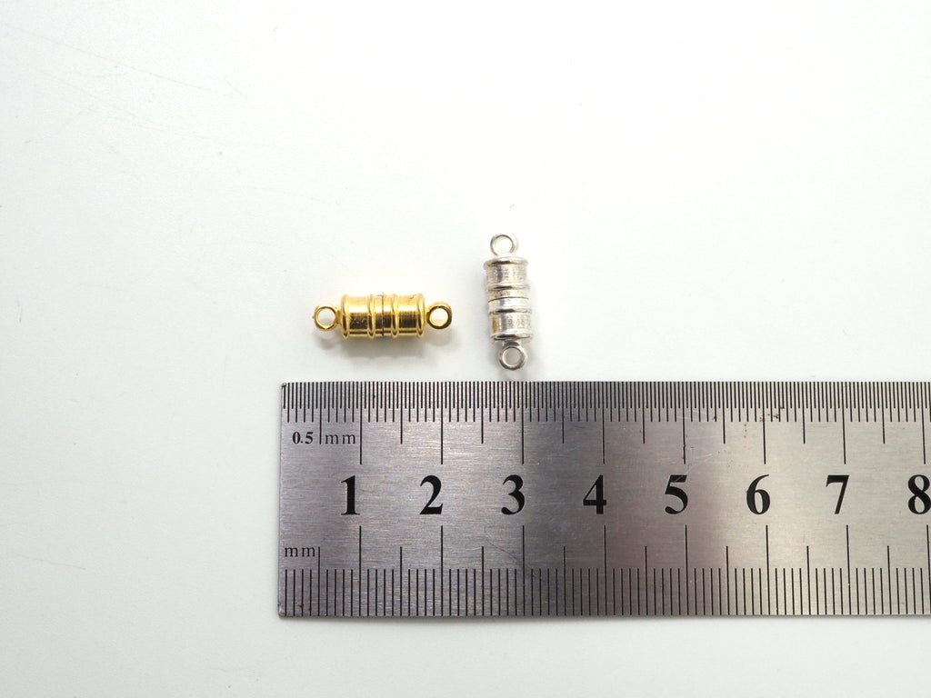 Silver/Gold/Black/White Plated Strong Magnetic Cylinder Clasp,6X17mm Clasps,Beading supplies, SKU#C66