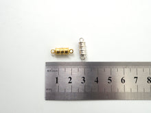 Load image into Gallery viewer, Silver/Gold/Black/White Plated Strong Magnetic Cylinder Clasp,6X17mm Clasps,Beading supplies, SKU#C66