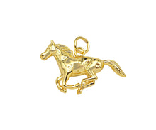 Load image into Gallery viewer, 18K Gold Filled Running Horse Shape Pendant,Sku#z1352