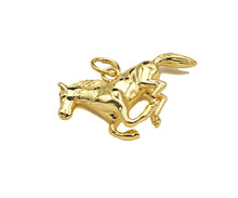 Load image into Gallery viewer, 18K Gold Filled Running Horse Shape Pendant,Sku#z1352