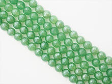 Load image into Gallery viewer, Mystic Plated Natural Faceted Green Aventurine beads, 6mm/8mm/10mm, SKU#U304