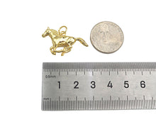 Load image into Gallery viewer, 18K Gold Filled Running Horse Shape Pendant,Sku#z1352