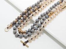 Load image into Gallery viewer, 36 Long Hand Knotted Multi Color Crystal Necklace, sku #D30C