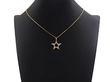 Load image into Gallery viewer, CZ Micro Pave Large Five Star Shape Pendant , 23x25mm,  SKU#F1186C