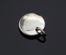 Load image into Gallery viewer, CZ Micro Pave Moon Star On Round Coin Shape Pendant, Gold/Silver Plated Jewelry, Necklace Bracelet Charm Pendant, 10mm,sku#F1230