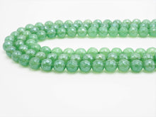 Load image into Gallery viewer, Mystic Plated Natural Faceted Green Aventurine beads, 6mm/8mm/10mm, SKU#U304