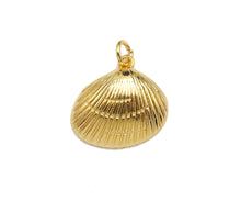 Load image into Gallery viewer, Gold silver Shell Shape Pendant/Charm,sku#L411