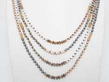 Load image into Gallery viewer, 36 Long Hand Knotted Multi Color Crystal Necklace, sku #D30C