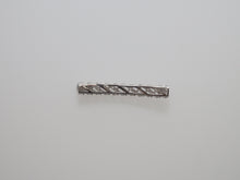 Load image into Gallery viewer, CZ Micro Pave Twill Curved Tube Beads, Tube Beads for Bracelet, CZ Pave Spacer, Gold/Rose Gold/Black/Silver Spacer Tube, 5x35mm,sku#G400C