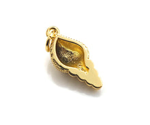 Load image into Gallery viewer, CZ Micro Pave Sea Snail Pendant/Charm, sku#L412