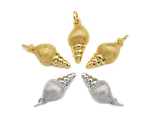 Load image into Gallery viewer, CZ Micro Pave Sea Snail Pendant/Charm, sku#L412