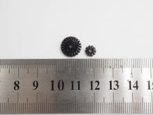 Load image into Gallery viewer, Black CZ Micro Pave On Black Flower Wheel Spacer Beads, Cubic Zirconia Coin Spacer Beads, Micro Pave Beads,6/8/10/12mm, sku#C73