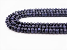 Load image into Gallery viewer, Natural Faceted Blue Goldstone beads, 2x4/4x6/5x8mm Natural Blue Gemstone beads, Natural Goldstone Beads, 15.5inch strand, SKU#U261