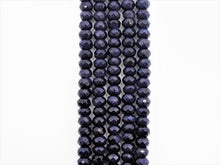Load image into Gallery viewer, Natural Faceted Blue Goldstone beads, 2x4/4x6/5x8mm Natural Blue Gemstone beads, Natural Goldstone Beads, 15.5inch strand, SKU#U261