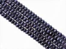 Load image into Gallery viewer, Natural Faceted Blue Goldstone beads, 2x4/4x6/5x8mm Natural Blue Gemstone beads, Natural Goldstone Beads, 15.5inch strand, SKU#U261