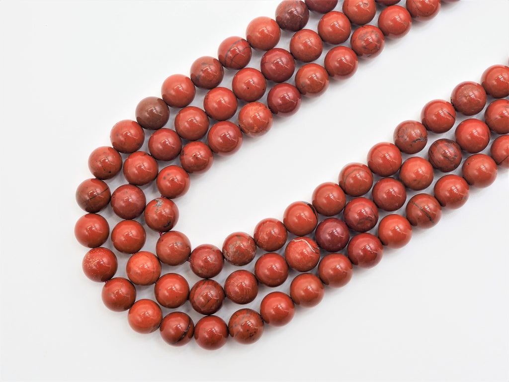 Natural Smooth Round Red Creek Jasper beads, 4/6mm/8mm/10mm,SKU#U243