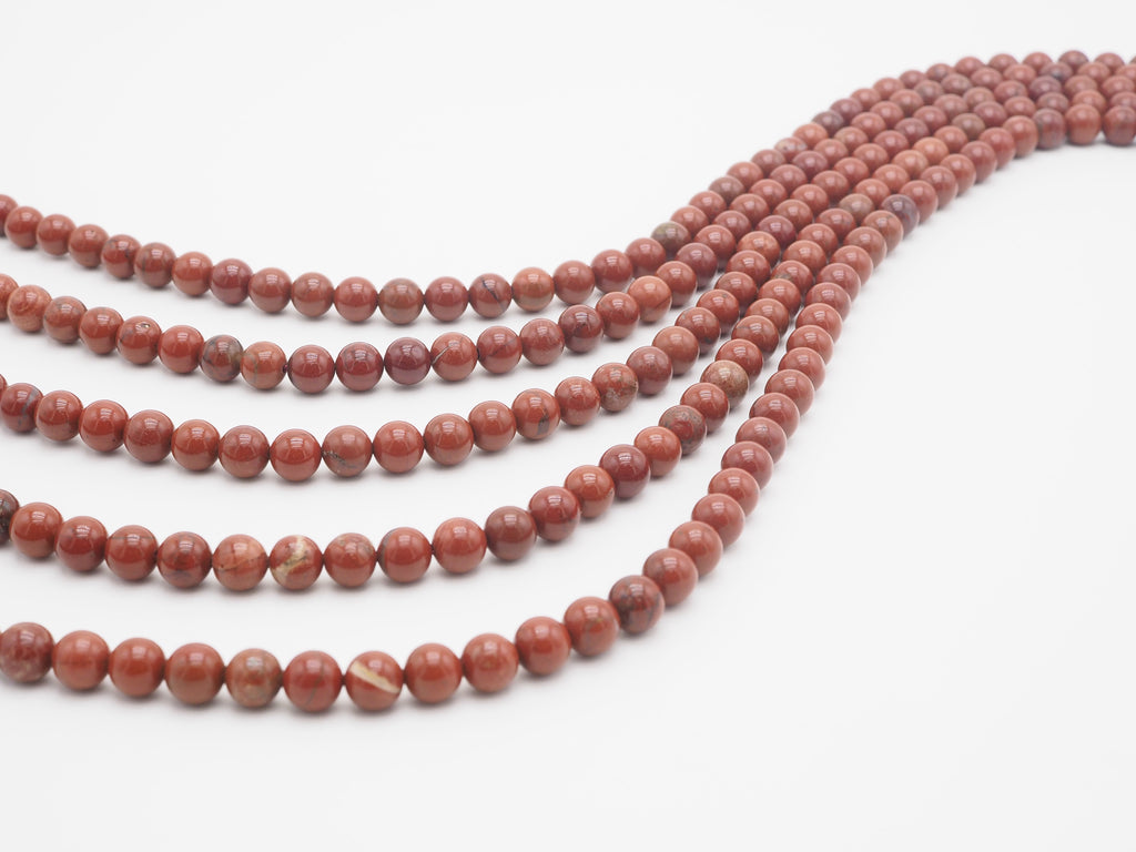 Natural Smooth Round Red Creek Jasper beads, 4/6mm/8mm/10mm,SKU#U243