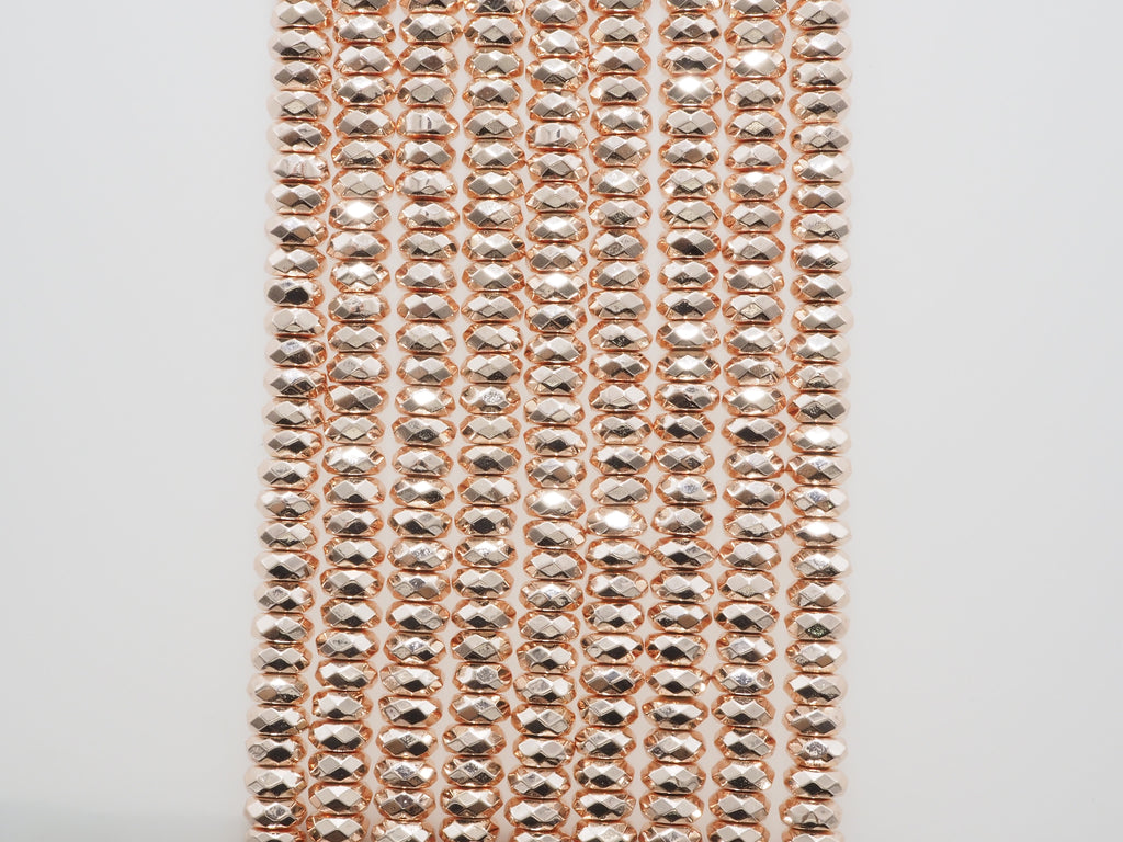 2018 New Light Rose Gold Color Hematite-2x3/2x4/3x6/3x8mm Ro