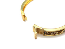 Load image into Gallery viewer, Gold Personalized Charm Bangle, charm bangle, letter Bangle,  Name Bangle, sku#X190