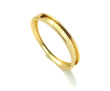 Load image into Gallery viewer, Gold Personalized Charm Bangle, charm bangle, letter Bangle,  Name Bangle, sku#X190