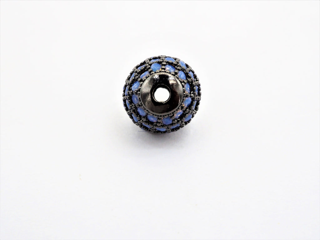 CZ Micro Pave white Opal Round Ball Bead, Cubic Zirconia Pave Beads,  Pave Shamballa Ball beads, CZ Space Beads 8mm/10mm,sku#G409
