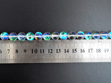 Load image into Gallery viewer, Beautiful Glossy Clear Spectrolite Quartz, Crystal Round bea