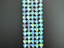Load image into Gallery viewer, Beautiful Glossy Clear Spectrolite Quartz, Crystal Round bea