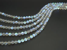 Load image into Gallery viewer, Beautiful Glossy Clear Spectrolite Quartz, Crystal Round bea