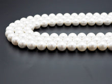 Load image into Gallery viewer, High Quality White Mother of Pearl Round Smooth Beads, Sku#U316