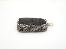 Load image into Gallery viewer, Rare Large Size Black Obsidian Buddha Head Pendant, Pave Crystal Rhinestone Encrusted Buddha Pendant,37x52x10mm,sku#V21