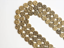 Load image into Gallery viewer, Natural Gold Druzy Style Hematite Beads, S101