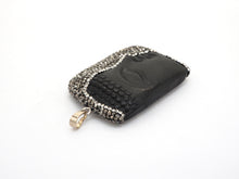 Load image into Gallery viewer, Rare Large Size Black Obsidian Buddha Head Pendant, Pave Crystal Rhinestone Encrusted Buddha Pendant,37x52x10mm,sku#V21