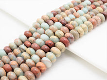 Load image into Gallery viewer, Quality Natural Serpentine Rondelle Smooth Beads, Sku#U313C