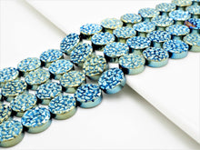 Load image into Gallery viewer, Natural Green Color Druzy Style Hematite Beads,SKU#S103