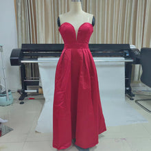 Load image into Gallery viewer, Autumn Winter Women Clothing Sexy Deep V Plunge Plunge Split Maxi Dress Wedding Dress