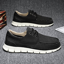 Load image into Gallery viewer, Men's Breathable Canvas Casual Shoes - Lightweight Lace-Up Sneakers for Everyday Wear