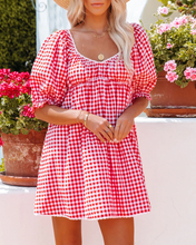 Load image into Gallery viewer, Women Summer Vacation New National Flounced Floral Dress Bohemian Suspender Babydoll Dress