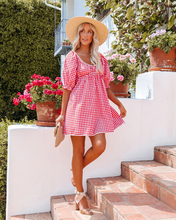 Load image into Gallery viewer, Women Summer Vacation New National Flounced Floral Dress Bohemian Suspender Babydoll Dress