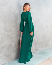 Load image into Gallery viewer, Women Summer Vacation New V Neck Long Sleeve Dress