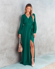 Load image into Gallery viewer, Women Summer Vacation New V Neck Long Sleeve Dress