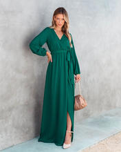 Load image into Gallery viewer, Women Summer Vacation New V Neck Long Sleeve Dress