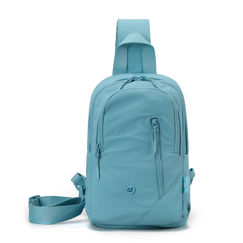 Ultra-light Nylon Crossbody Chest Bag | Lightweight Shoulder Tote for Women