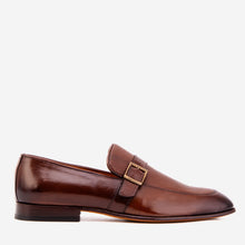 Load image into Gallery viewer, The Marquez Tan Baby Buffalo &amp; Deer Leather Loafer Men Shoe