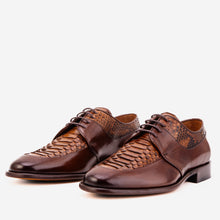 Load image into Gallery viewer, The Arven Tan Python Leather Men Shoe