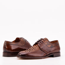 Load image into Gallery viewer, The Arven Tan Python Leather Men Shoe